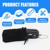 Ice Skates Blade Sharpener Portable Adjustable Width with Storage Bag,