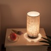 Lifeholder Table Lamp, Bedside Nightstand Lamp, Simple Desk Lamp, Fabric