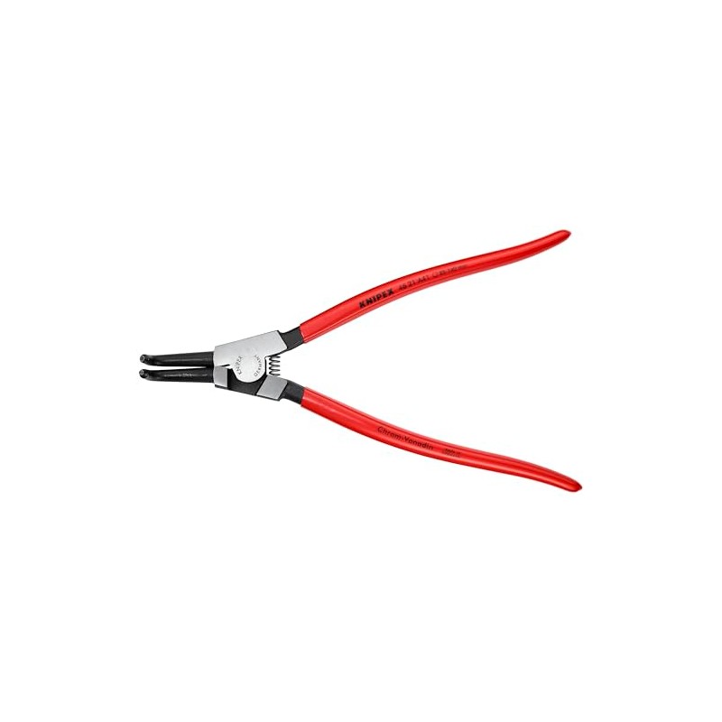 KNIPEX クニペックス 軸用スナップリングプライヤー 曲型 85-140mm 4621-A41