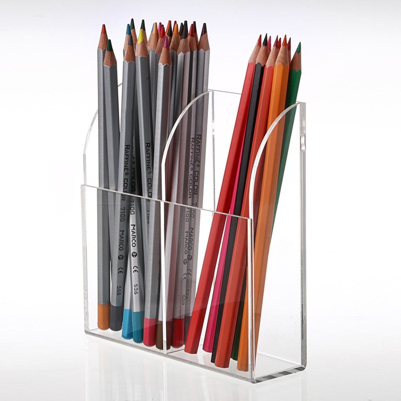 BTSKY Wall Mount Acrylic Remote Control Holder Clear Media Storage