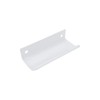 Tsnamay 2Pcs 3.15" White Arc Surface Pull,White Edge Pulls Furniture