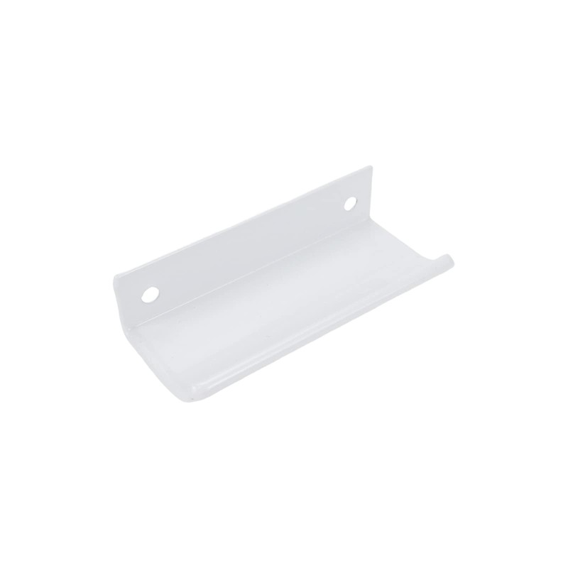 Tsnamay 2Pcs 3.15" White Arc Surface Pull,White Edge Pulls Furniture