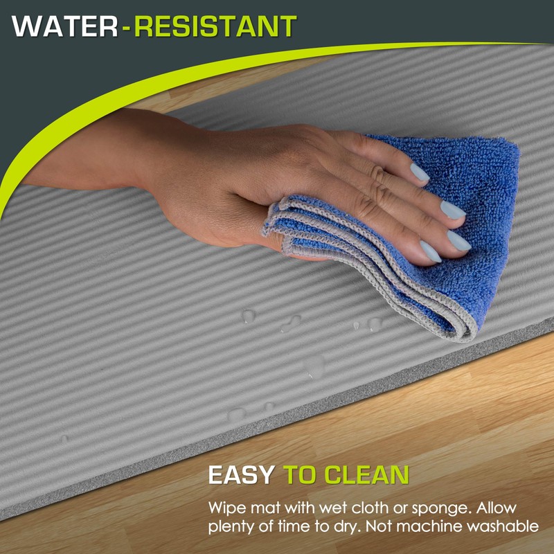 ProsourceFit Extra Thick Yoga Knee Pad and Elbow Cushion 15mm