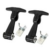 COOLOGIN Rubber Hood Latch -2 Pack Elastic Rubber Flexible T-Handle