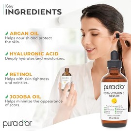 Pura D'or Vitamin C Serum, 4 Ounce