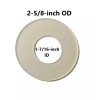 NuFlush Toilet Silicone Flapper Seal 2 & 5/8 inch OD