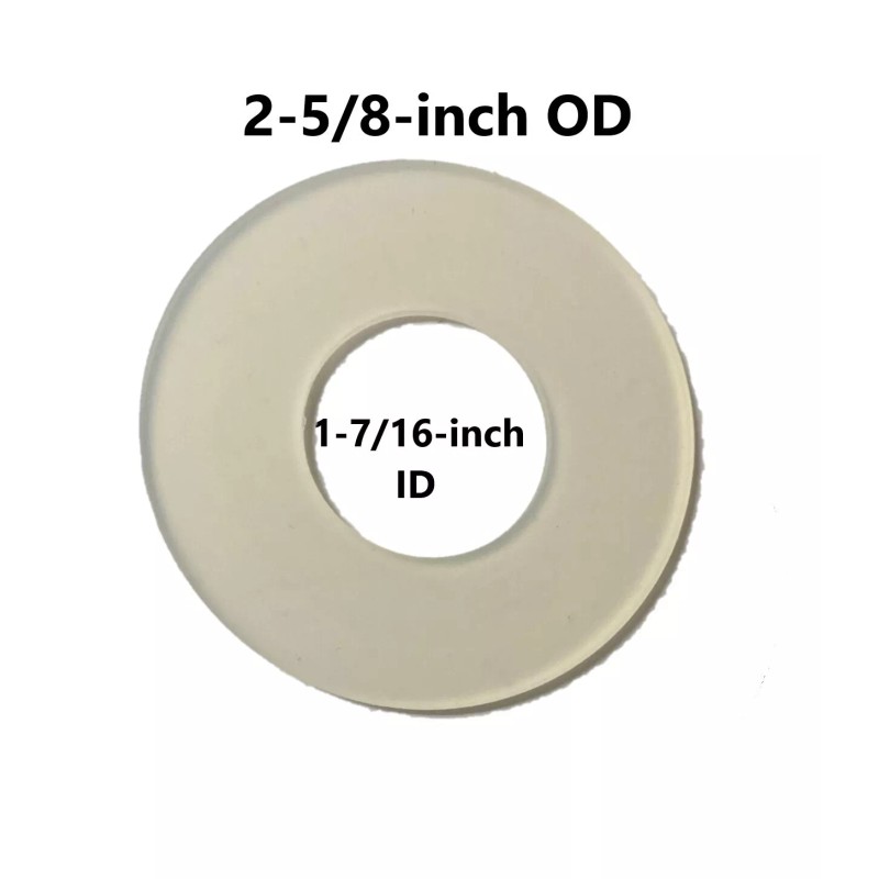 NuFlush Toilet Silicone Flapper Seal 2 & 5/8 inch OD