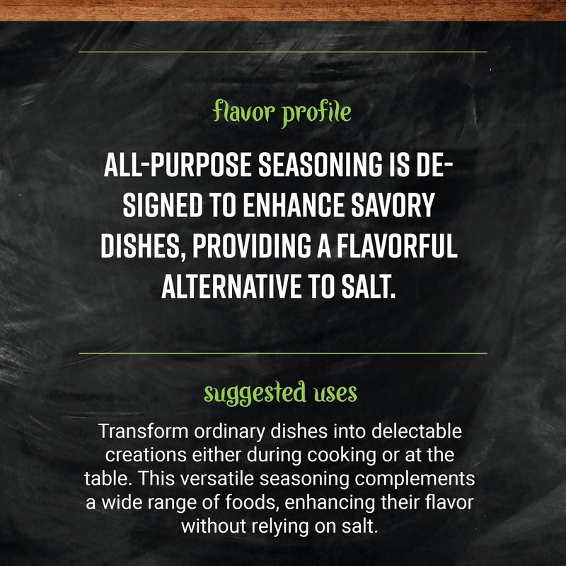 Frontier Co-op Organic Salt - Free All- Purpose Seasoning, 2.5