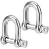M8 D Shackles with Screw Lock (Pack of: 2) Heavy