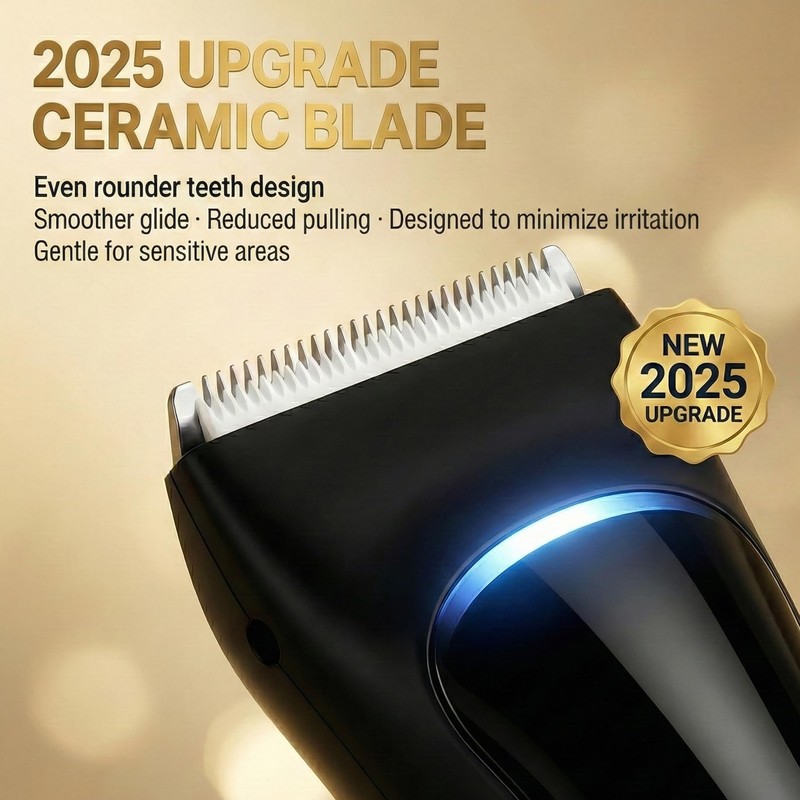 Bekhic® Manscape Groin & Body Hair Trimmer for Men –