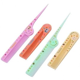 Kids' Fashion Lovely Character Color Folding Hairbrush Fashion Brush Pink FU00006 100ea