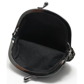 Round Coin Purse, Suede Inden Style Coin Purse, Seigai Wave