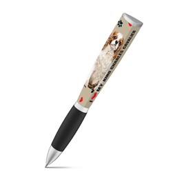 I Love My Dog Ballpoint Pen (1 Pen, 3-Sided) Dog Birthday Cute Pens, Fun Pens Dog Lovers Gifts For Women & Dog Dad Cool Pens, Dog Mom Gifts, Cute School Supplies Dog Pens (King Charles Cavalier Gift)