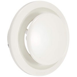 Mitsubishi Electric P-13GLC4 Duct System Component, Round Supply and Exhaust Grille (Airflow Adjustable)