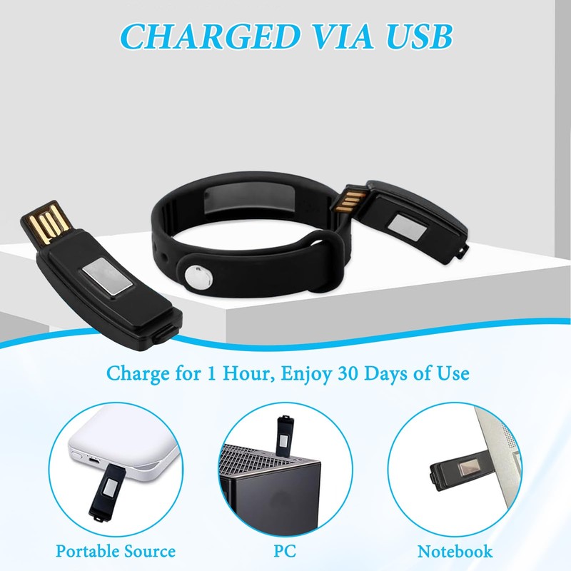 ExcellaElite Vibrating Alarm Wristband Water Proof Silent Alarm Watch 3