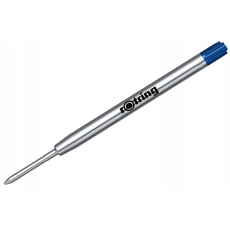 rOtring Tikky Lightweight Rubber Grip Ballpoint Pen Blue Barrel Set