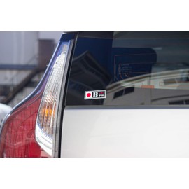 Toyo Mark Seisakusho 3524 Blood Type Sticker for Motorcycles, Hinomaru Type, B Type, Pack of 2