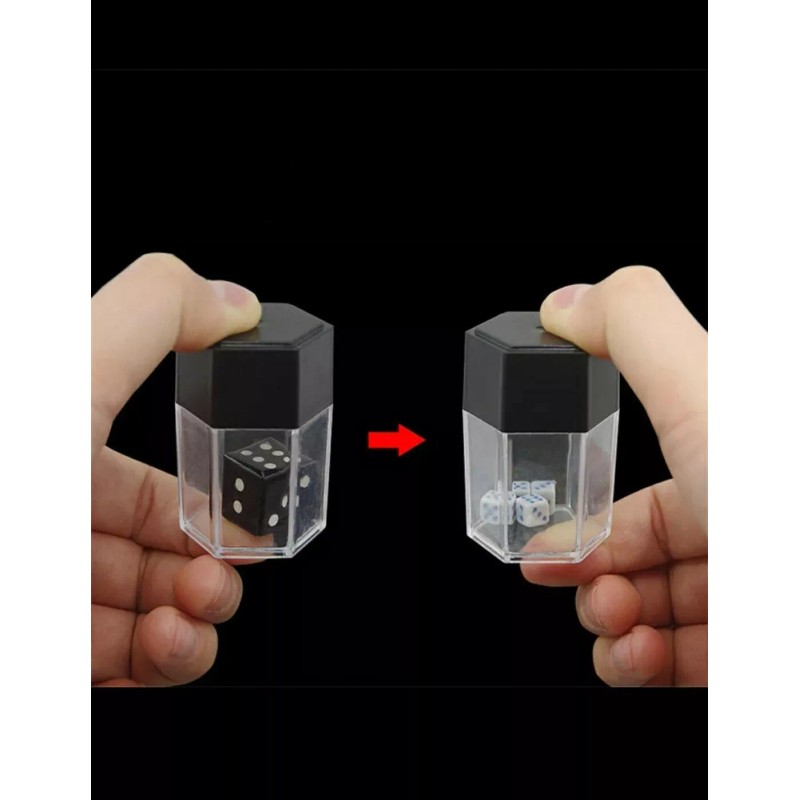 Bozoscompany Magic Trick Exploding Dice Prop Illusion Easy Tricks T6