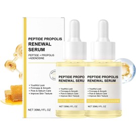 Peptide Propolis Renewal Serum - Youth Renewal Bee Peptide Anti-Aging Hydrating Serum With Adenosine, Reduces Wrinkles, Firms Skin, Improves Elasticity & Moisturizing Skin Renewal