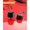 Front Windshield Hold Down Bracket, Rubber Bumper Cushion Fit for