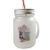 speecheese Real Princess Riding Horses Mason Jar with Handle Drinking