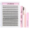 Lash Clusters Kit Cluster Lashes LAUBESS DIY Lash Extension Kit