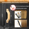 NAACOO Laminate/Vinyl Flooring Tools, Heavy Tapping Block, Heavy Pull Bar,