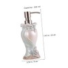 Zerodeko Style Refillable Soap Dispenser Stylish Pump Shampoo Bottle for