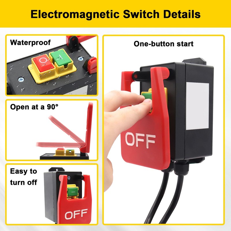 Machine Switch 250 V Binghe Safety Switch Single-Phase On/Off Switch
