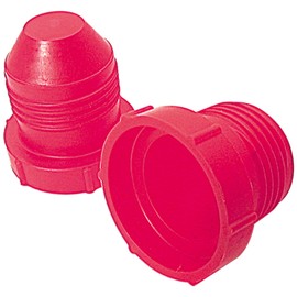 Allstar Performance ALL50813 Red Plastic Plug for -6AN 9/16-18 Thread, (Pack of 20)