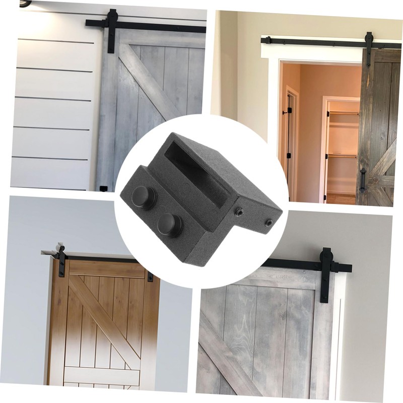 Outanaya 2pcs Barn Door Stopper Zinc Alloy Sliding Door Retainer
