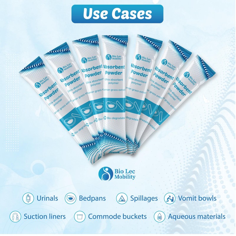 Bio-Lec Mobility Absorbent Pouches | Individual Satchets | Pack of