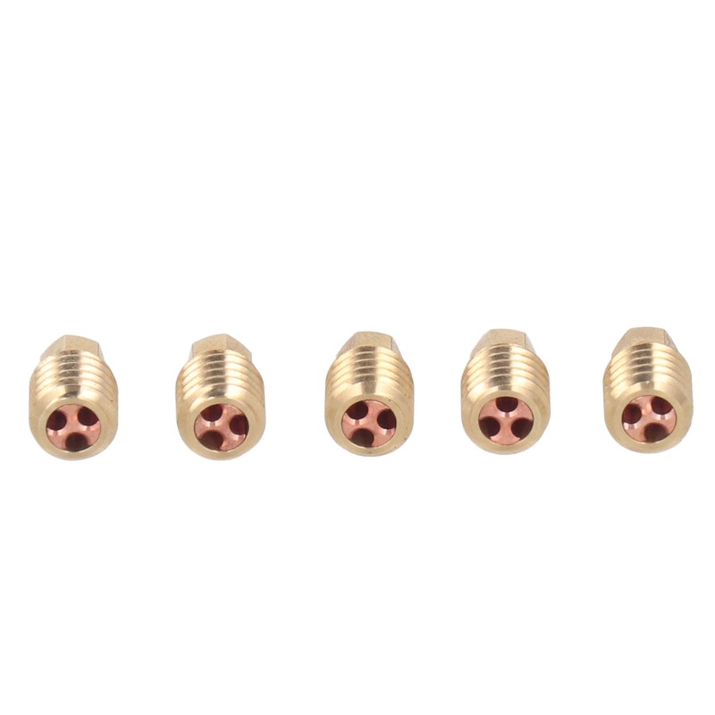 5Pcs 3D Printer Brass Nozzles Tight Connection Heat Resistant 500℃