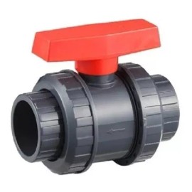 Valvula De Bola De Pvc Cedula 80 1  Doble  Union