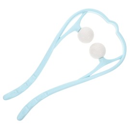 Mikinona 1Pc Handheld Cervical Massager for Stress Relief Portable Neck Massager for Adults Elderly Alleviates Fatigue Anywhere for High Pressure Environments