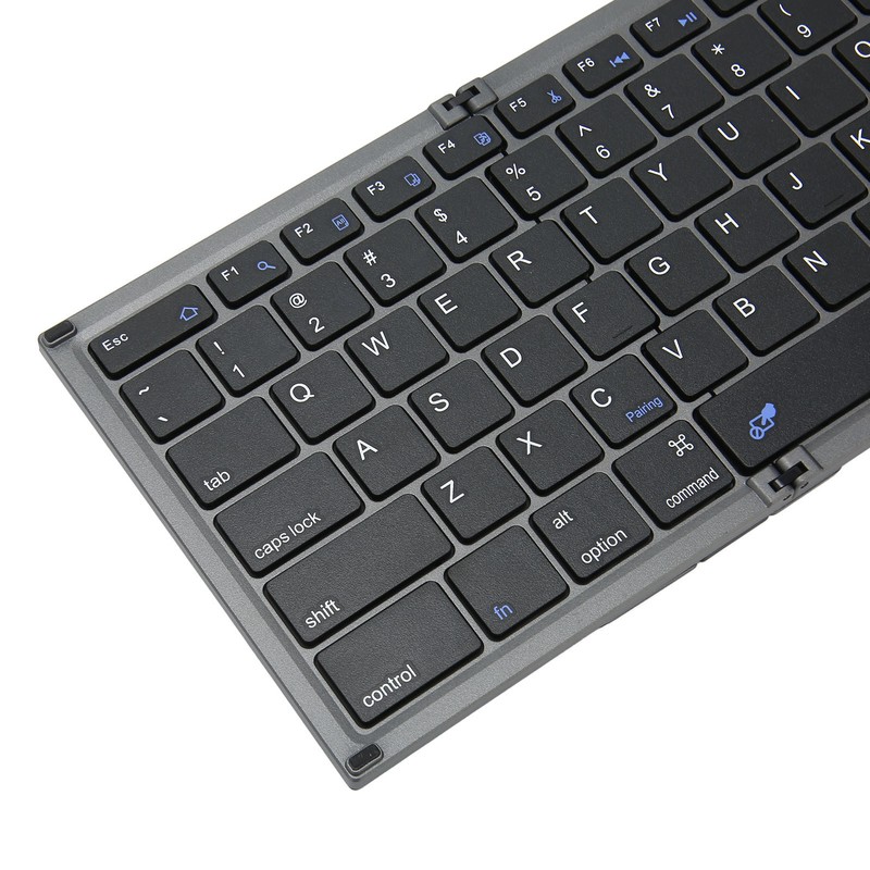 Portable Bluetooth Keyboard Foldable Multi Device Travel Keyboard with Touchpad