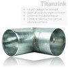 Zinc Angle Elbow 87 mm with 87 Degrees, Pipe Angle