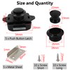 AcbbMNS 5PCS Push Button Latch Locks Keyless Cabinet Drawer Catch