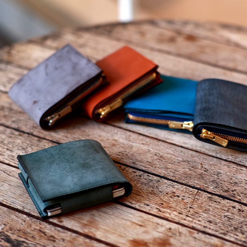 Agility affa "Loft Wallet" Bifold Wallet, Genuine Leather, Compact, Men's,