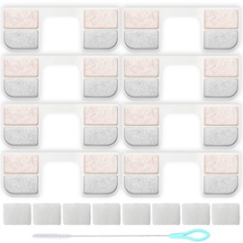 Acmerota 8 Pcs FN-W17 Filters for Cat Fountain Compatible for FEELNEEDY FN-W17 3.2L Steel Drinking Fountain for Cats 4-Layer Filter System Replacement Filter Water Filter Cartridges