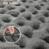 Cymula Queen Mattress Topper Fleece Bubble Pillow Top Mattress Pad