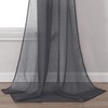 DONREN Luxury Soft Sheer Curtains Scarf for Windows - Semi