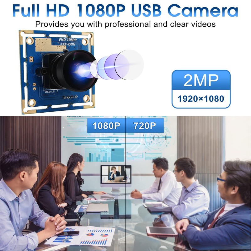 ELP Webcam Wide angle 170 degree Fisheye Lens Camera USB