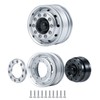 AXspeed Metal front rims, 2 pieces wheel hubs for 1:14