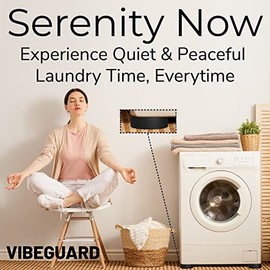 Sumato Stuff Anti Vibration Pads for Washing Machine featuring 3D TrianGrip & FREE Level Tool - Larger Opening Fits All Washer Feet - Stops Moving, Walking - Prevents Noise, Vibration Transfer - VIBEGUARD 4 Pack