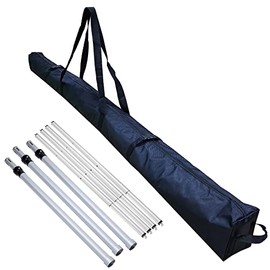 Hecis Backdrop Stand Bag, 6ft Pipe and Drape Carry Bag, Upright Bag, Crossbar Bag, Pole Bag, for Pipe and Drape Backdrop Stand, Metal Backdrop Stand
