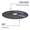 25 Pack 6" Cut-Off Wheels Lincoln Abrasives .045" Metal &
