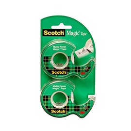 Scotch(R) Magic(TM) Tape in Dispensers, 3/4in. x 600in, Pack of 2