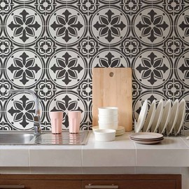 Abbey Tile Stencil - Tile Stencils for Painting Tile Floor - Reusable Tile Stencils for Linoleum and Cement Floors - Paint Your Old Tile and Save - Stencils for Painting Floors (Large 12"x12")