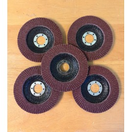 Does Not Apply 5 PCS  4-1/2" ANGLE GRINDER SANDING FLAP DISC 80 GRIT "FREE SHIPPING"